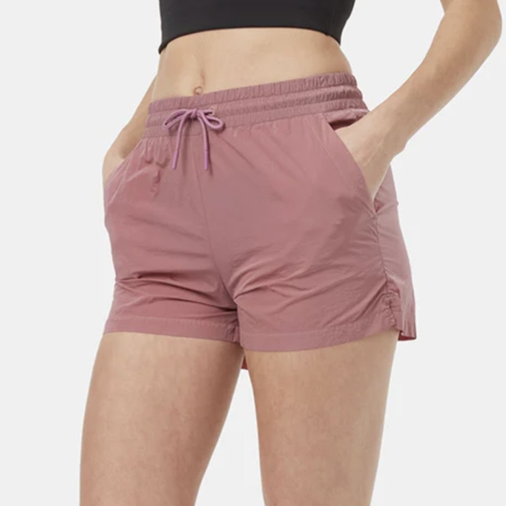 tentree Pink Athletic Shorts Elastic Waist Lightweight
